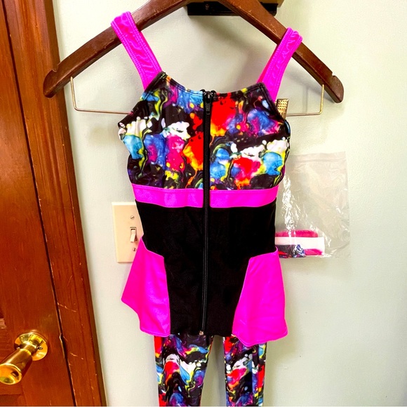 NWT Revolution 2 piece Halloween Dance Costume Size M - Picture 3 of 13